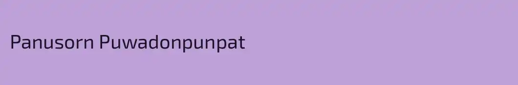 Panusorn Puwadonpunpat